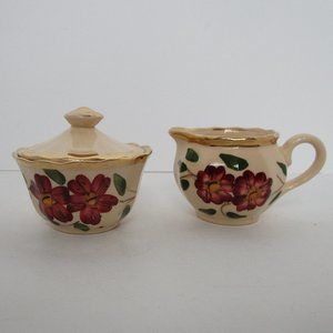 demitasse cream and sugar bowl set